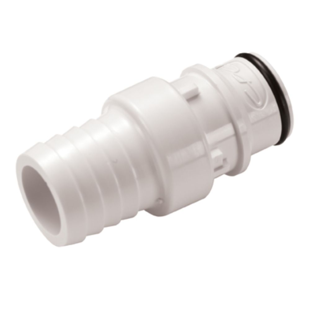 HFCD221235 Valved In-line Hose Barb Coupling Insert 3/4 ID Barb