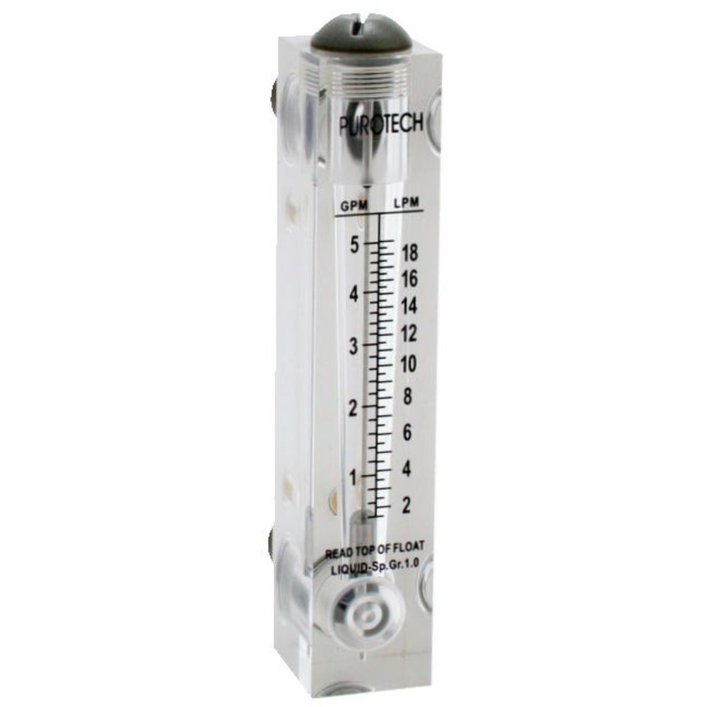 AXEON 204206 Flow Meter PM, 1-10 GPM, SS VALVE