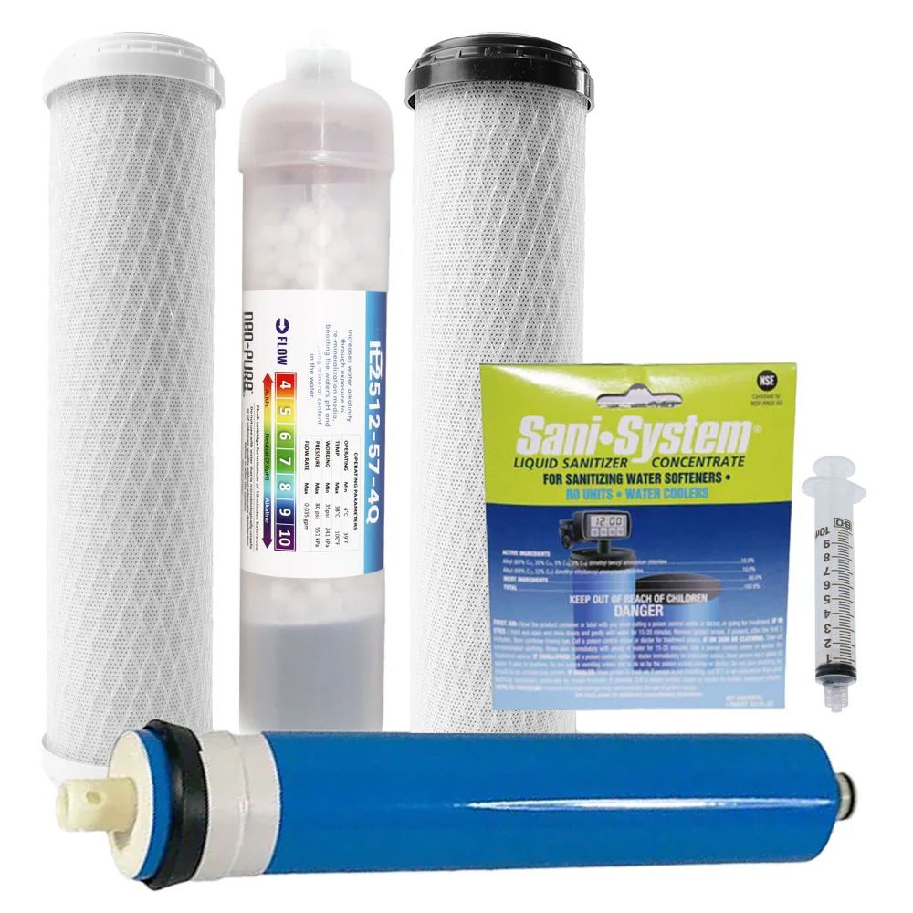 Neo-Pure Residential 4 Stage RO 12 Month Replacement Kit