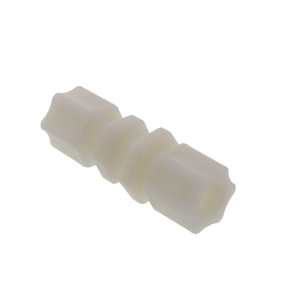 JACO 20-8-N-O Nylon Bulkhead Union 1/2 OD Tube x 1/2 OD Tube