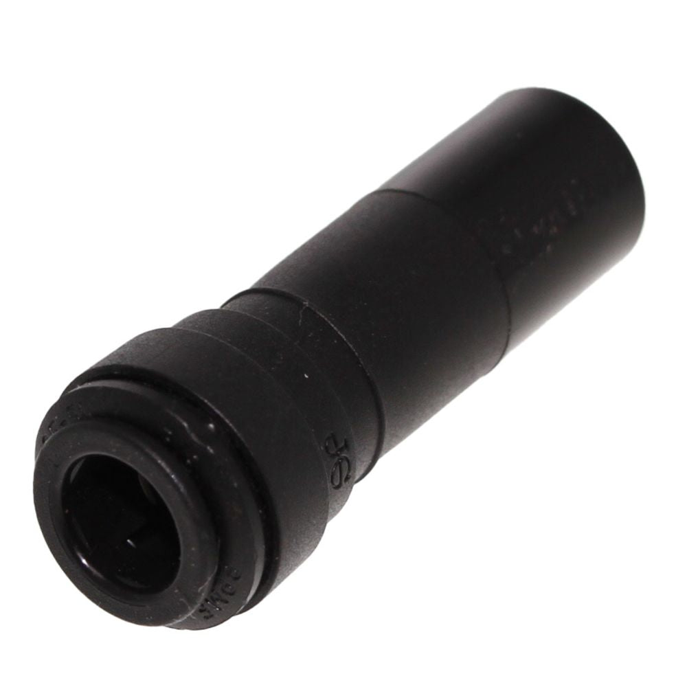 John Guest Reducer Stem Black Polypropylene - 5/8 Stem x 3/8