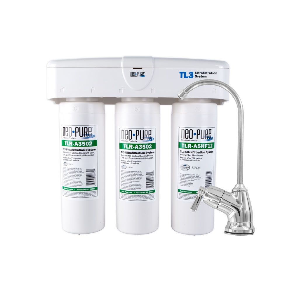 Neo-Pure TL3-A502 Ultrafiltration System - Chrome Faucet