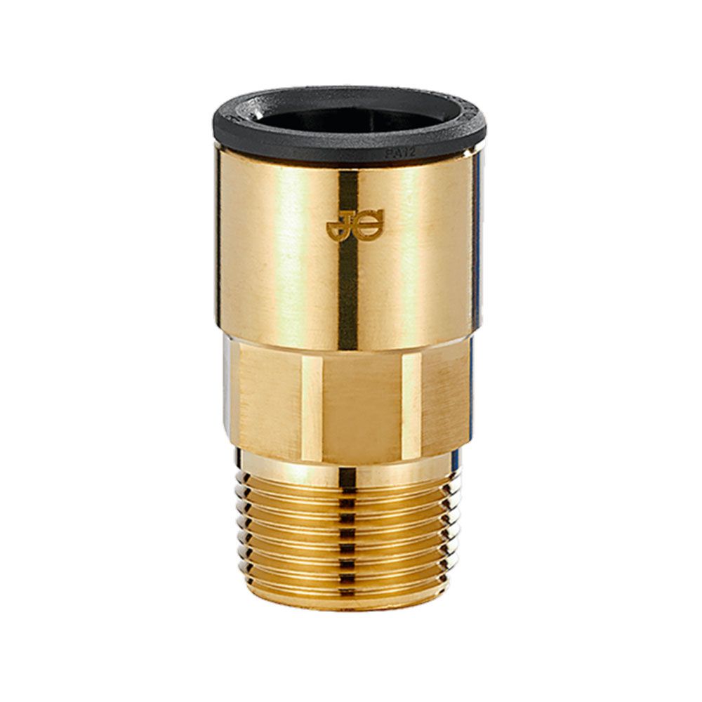 John Guest Lead-Free ProLock Brass Male Connector NPT - 3/4 CTS x 1 NPT