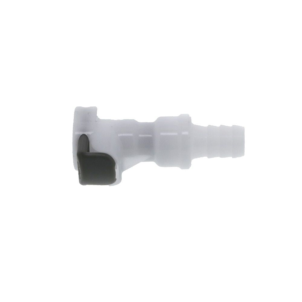 APCD17006SH Valved In-Line Hose Barb Coupling Body with Shroud 3/8 ID Barb