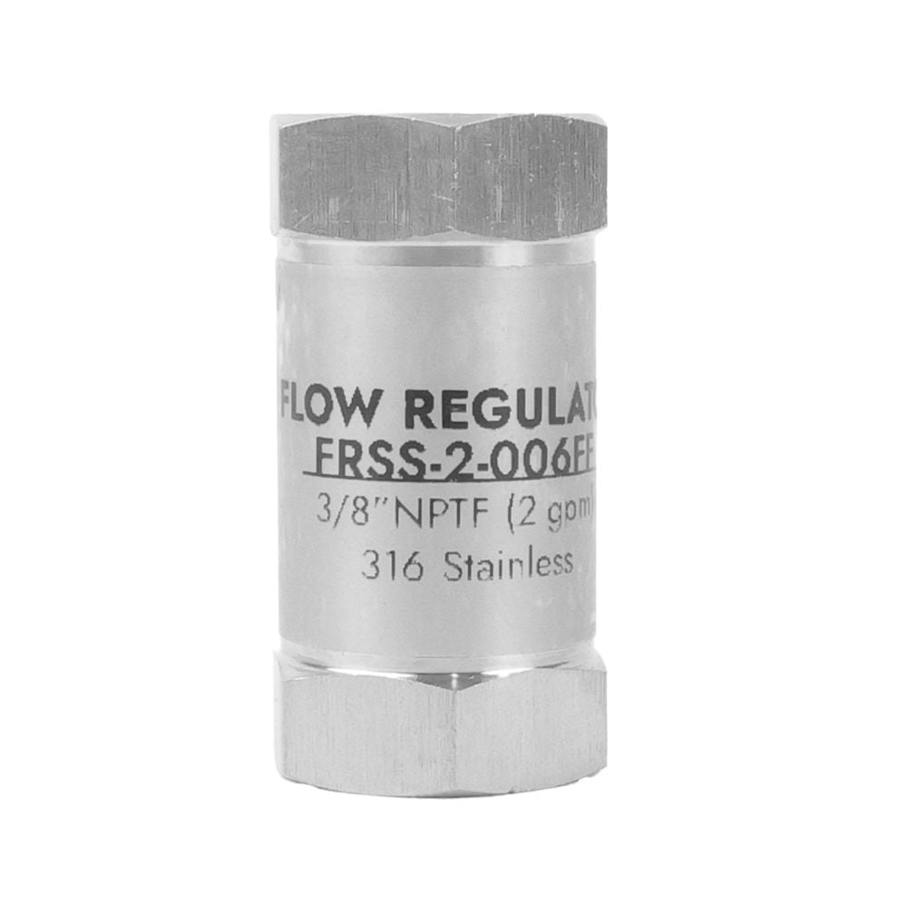 neoFlo Stainless Steel Flow Control 2 gpm 316SS 3/8 FPT