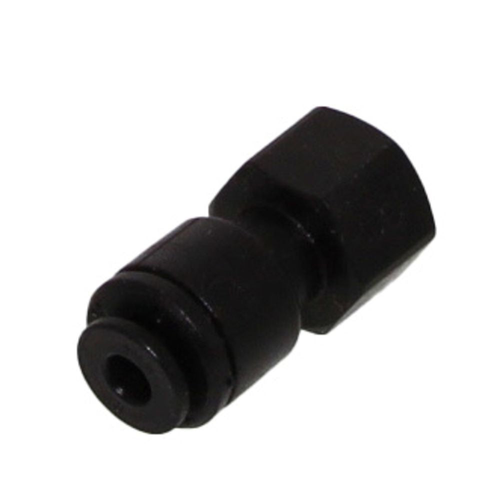 John Guest Female Adaptor BLACK ACETAL - 4mm x 1/8 BSP