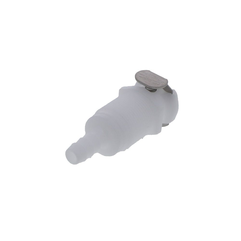 28000 NSF Non-Valved Panel Mount Hose Barb Coupling Body 1/4 ID Barb