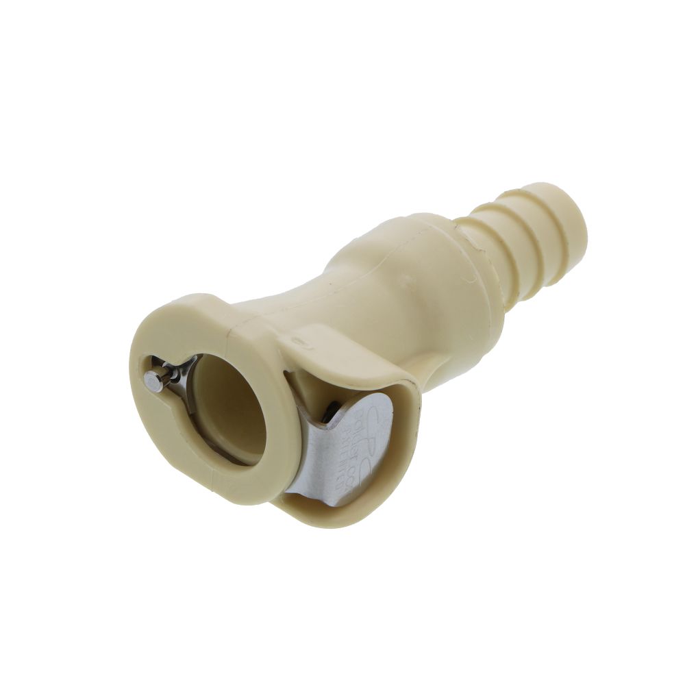 PLCD1700612 Valved In-Line Hose Barb Coupling Body 3/8 ID Barb