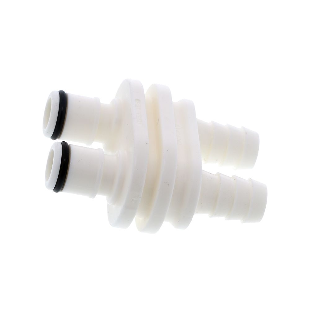 DPC22006 Non-Valved In-Line Hose Barb Coupling Insert 3/8 ID Barb