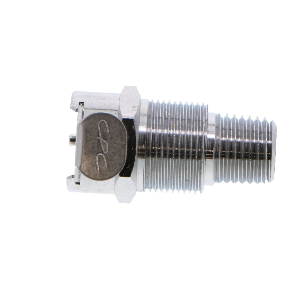 LCD15004 Valved Panel Mount Male Thread Coupling Body 1/4 NPT