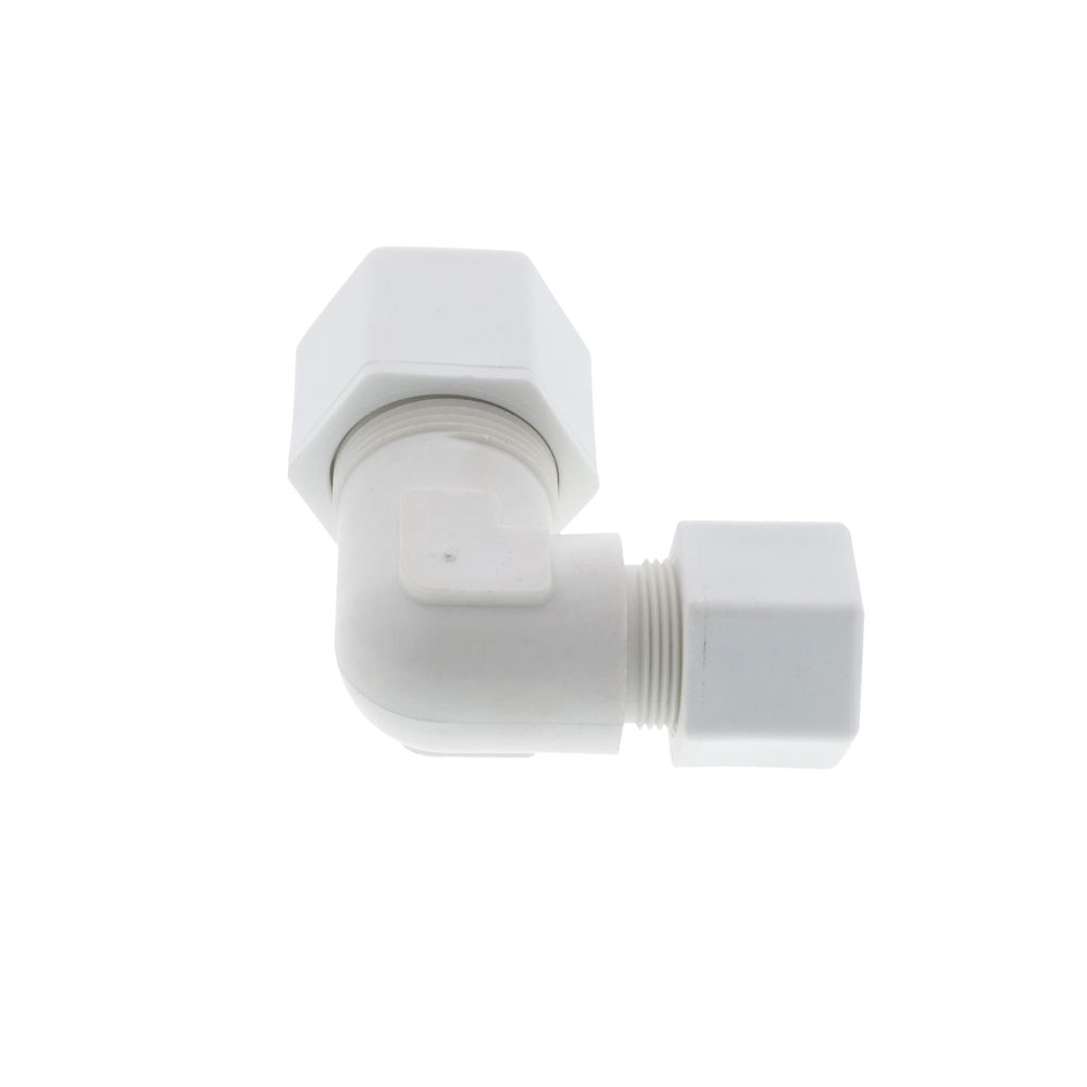 JACO 50-14-10-P-PG Polypropylene Union Elbow 7/8 OD Tube x 5/8 OD Tube