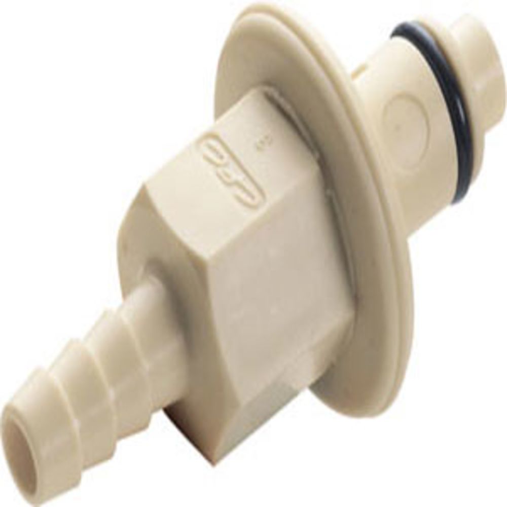 IPLCDT2200600 3/8 Hose Barb Valved In-Line Coupling Insert with RFID