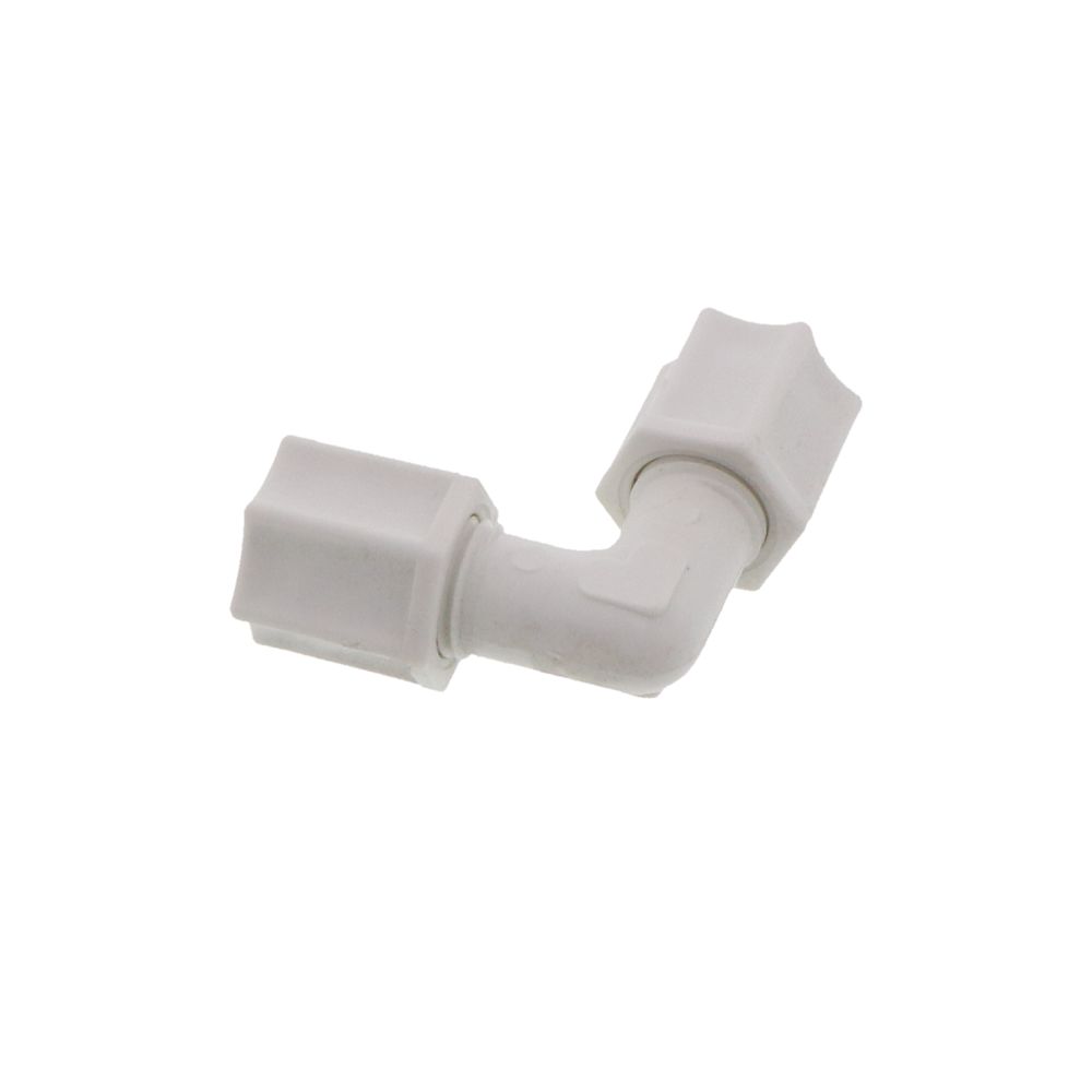JACO 50-5-P-PG Polypropylene Union Elbow 5/16 OD Tube x 5/16 OD Tube