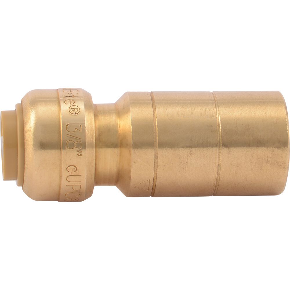 SharkBite® U721LF Lead-Free Brass Push-to-Connect Reducing Stem - 3/8" x 3/4" CTS