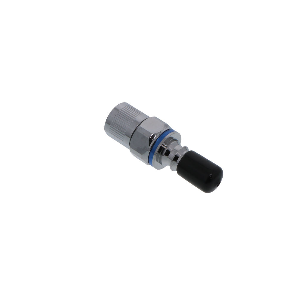 LQ4D20006BLU Valved In-Line 3/8" PTF Liquid Cooling Coupling Insert Cool Blue