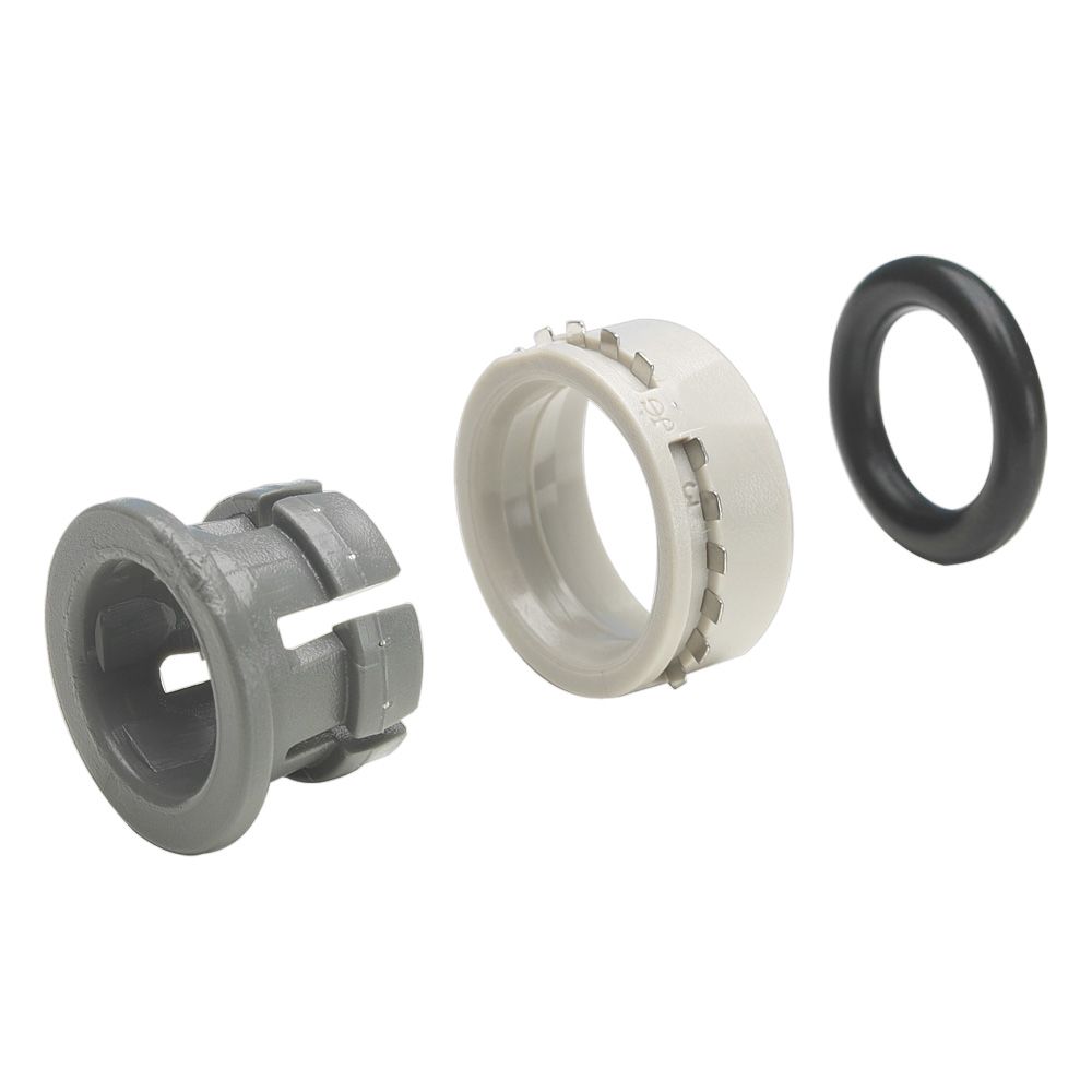John Guest Plastic Half Cartridge - 1/4 Gray Single EPDM O-ring
