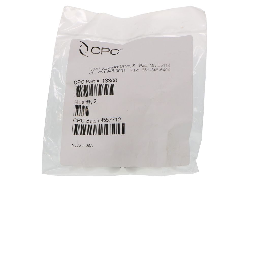 13300 NSF Valved In-Line Hose Barb Coupling Body 1/8 ID Barb