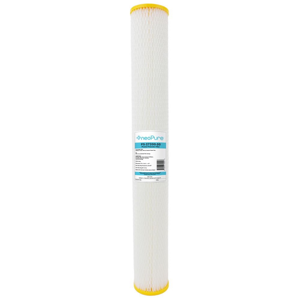 Neo-Pure PS-27200-50 20" High Efficiency Pleated Filter 50 Micron