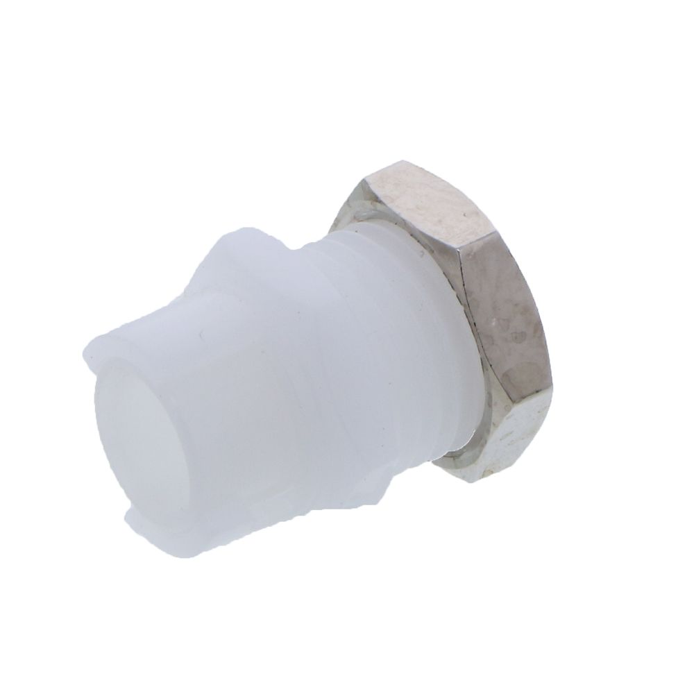 SMFPM01 Non-Valved Panel Mount Hose Barb Coupling Body 1/16 ID Barb