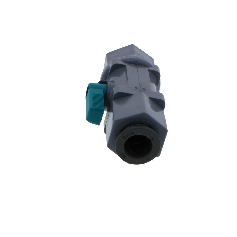 Inline Ball Valve PVC - 1/2 Tube x 1/2 Tube