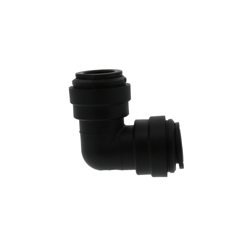 John Guest Union Elbow Black Polypropylene - 1/2