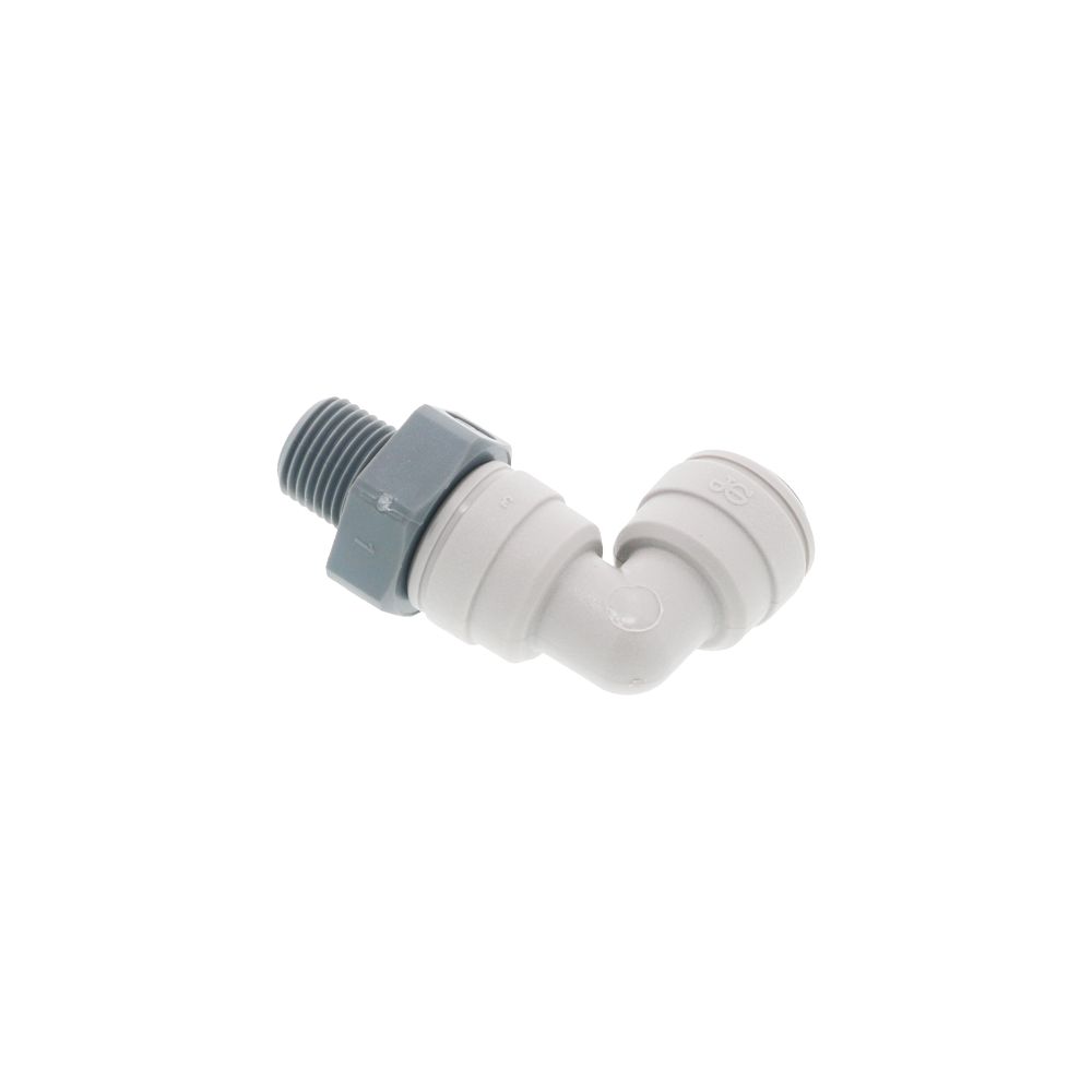John Guest Swivel Elbow NPTF - 1/4 x 1/8 NPTF
