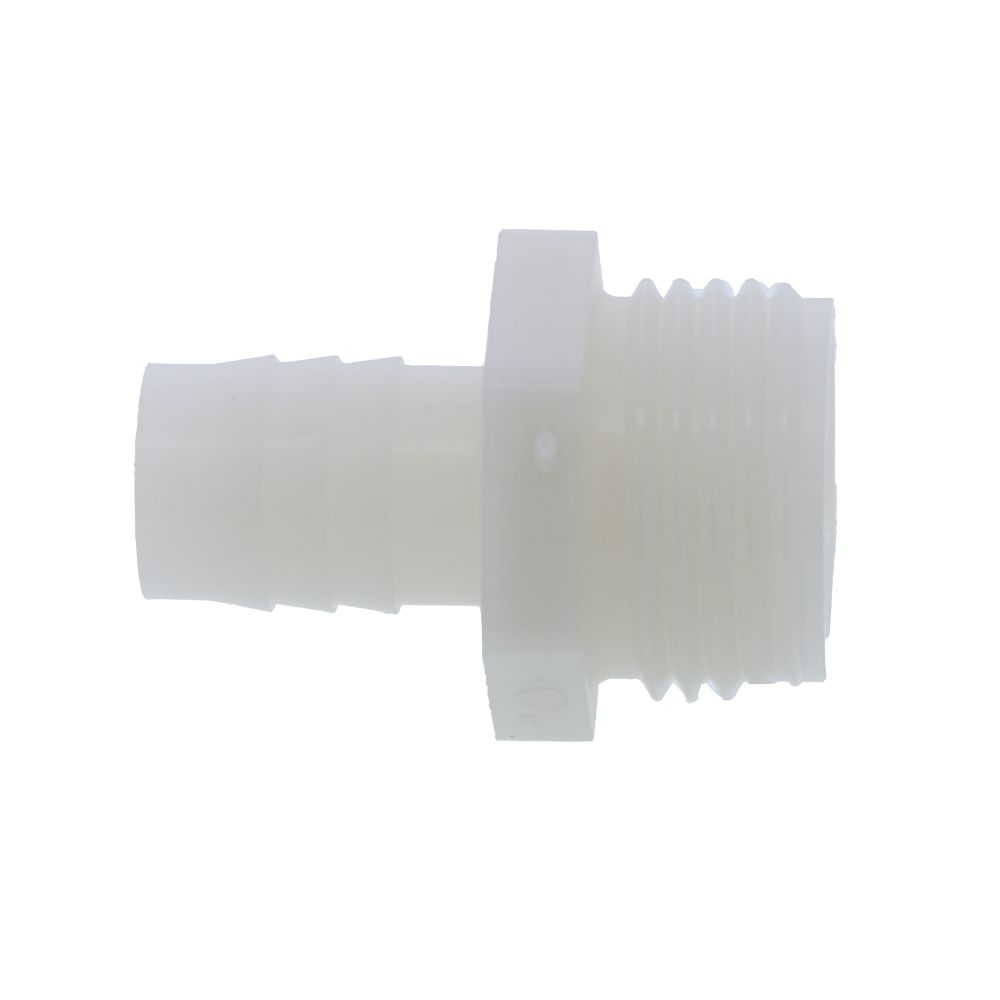 Male Garden Hose Barb Connector Nylon - 3/4 MGHT x 5/8 ID Barb