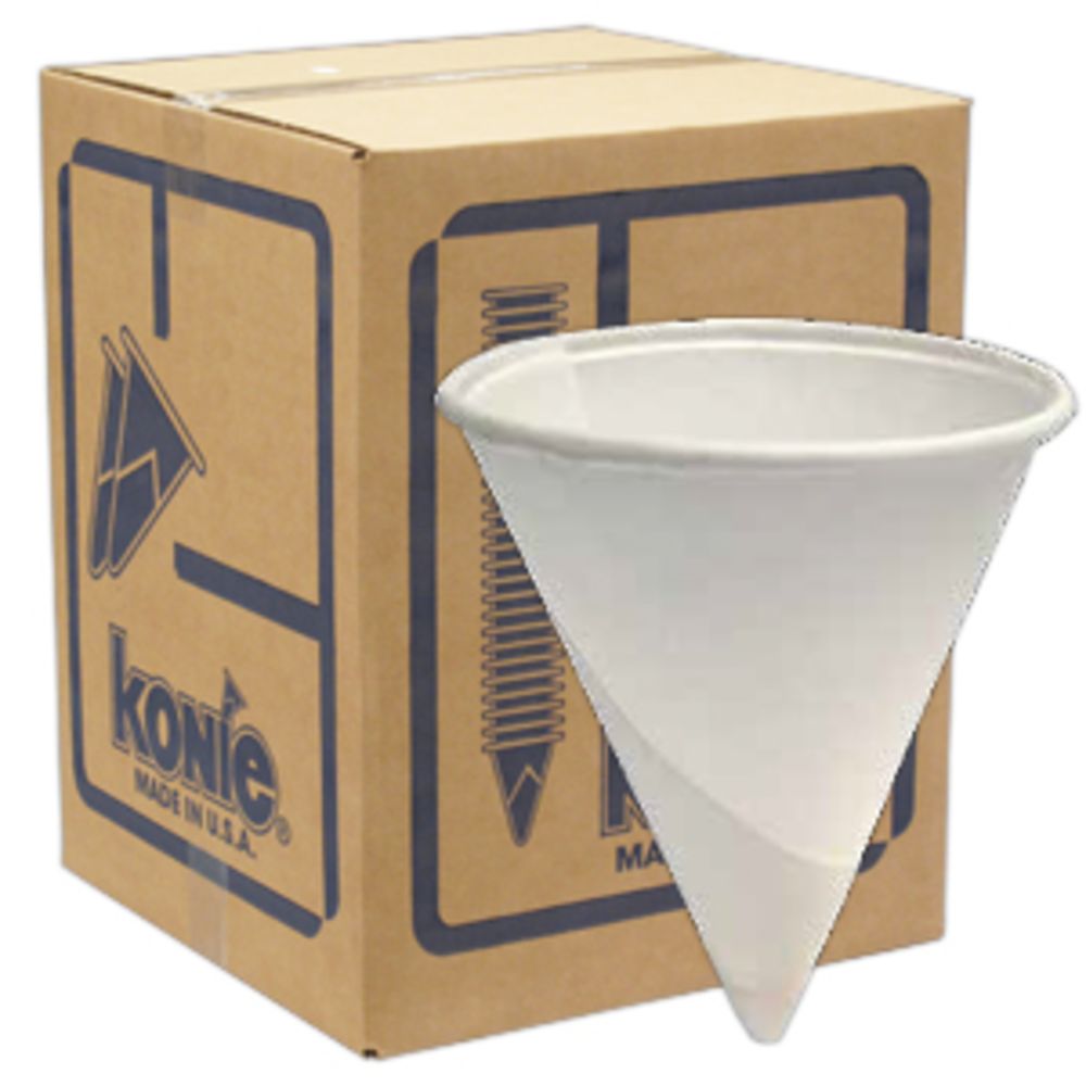 Konie Liquor Bottle Cap and Sample Cup 1.5 oz Rolled Rim Case of 5000