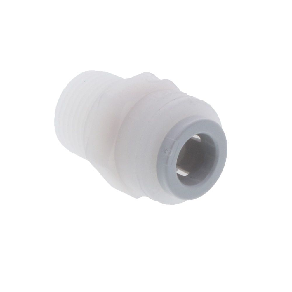 Kynar PVDF Male Connector - 3/8 x 3/8 NPTF