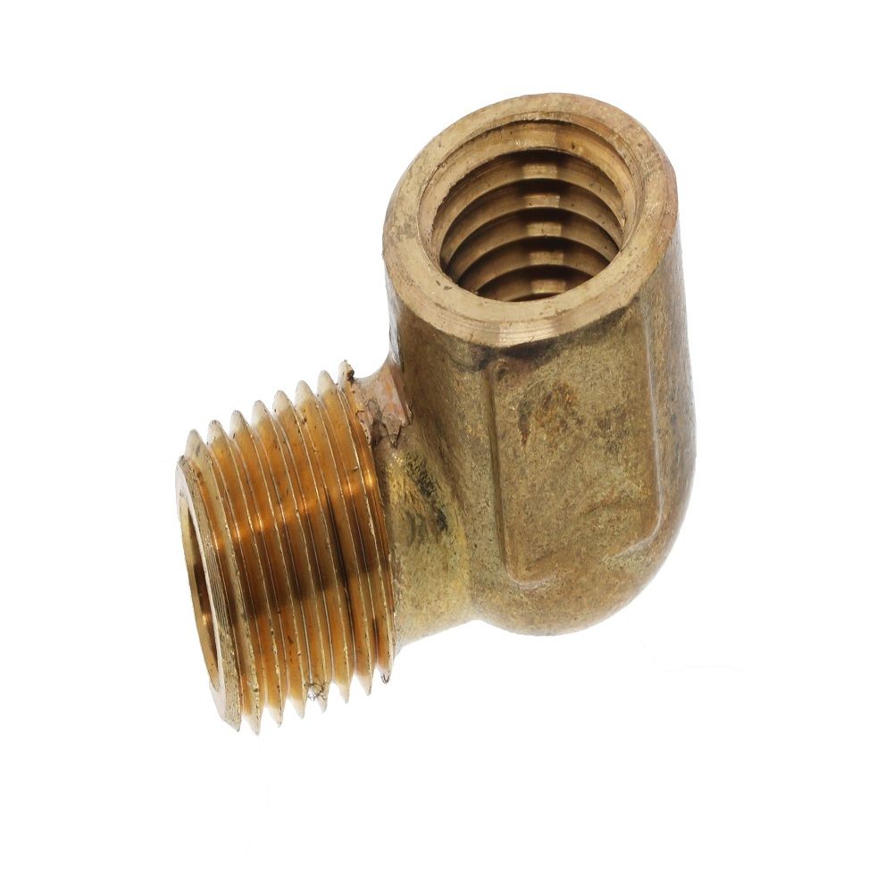 Lead-Free Brass Street Elbow - 1/4 MPT x 1/4 FPT