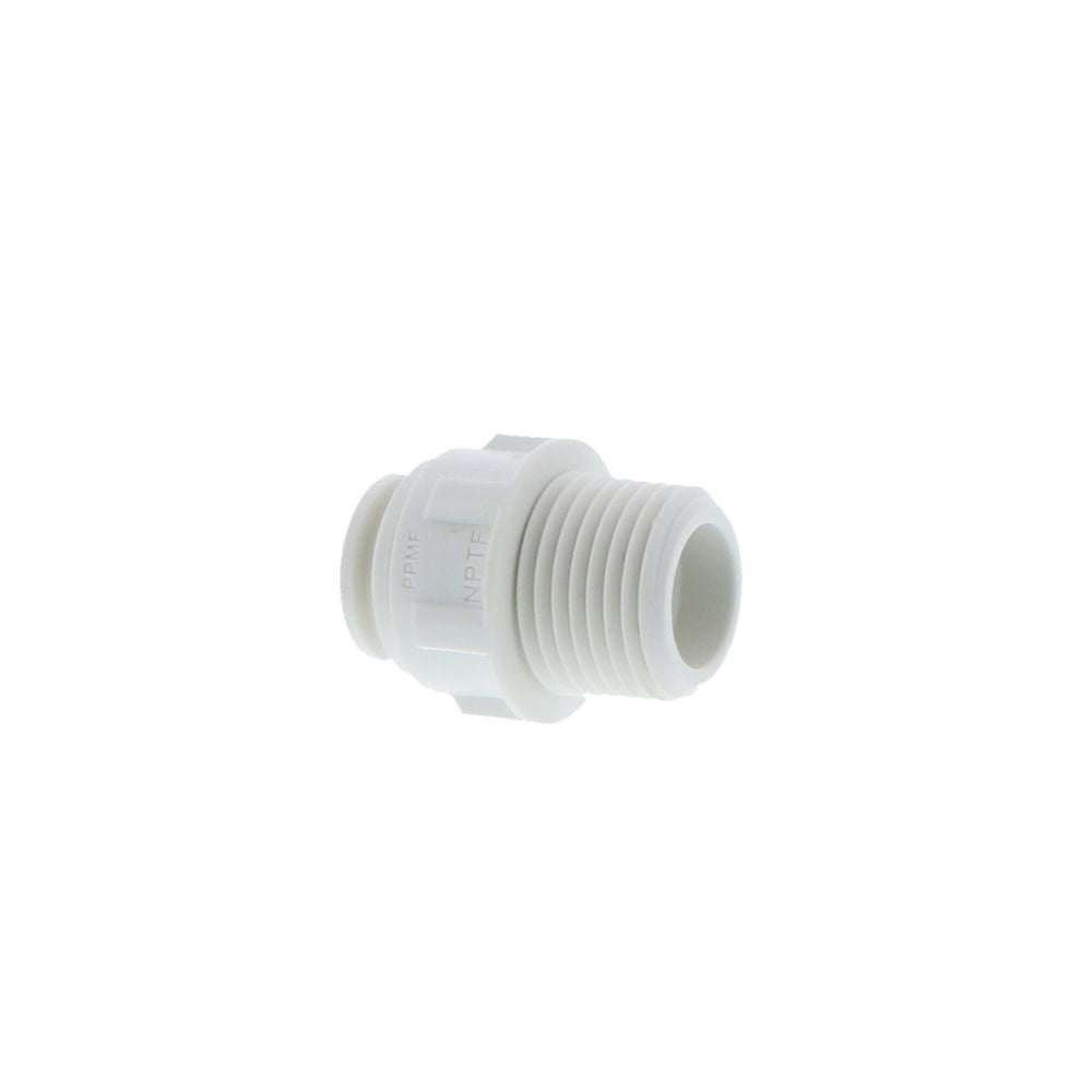 John Guest Male Connector NPTF Polypro - 1/2 x 1/2 NPTF