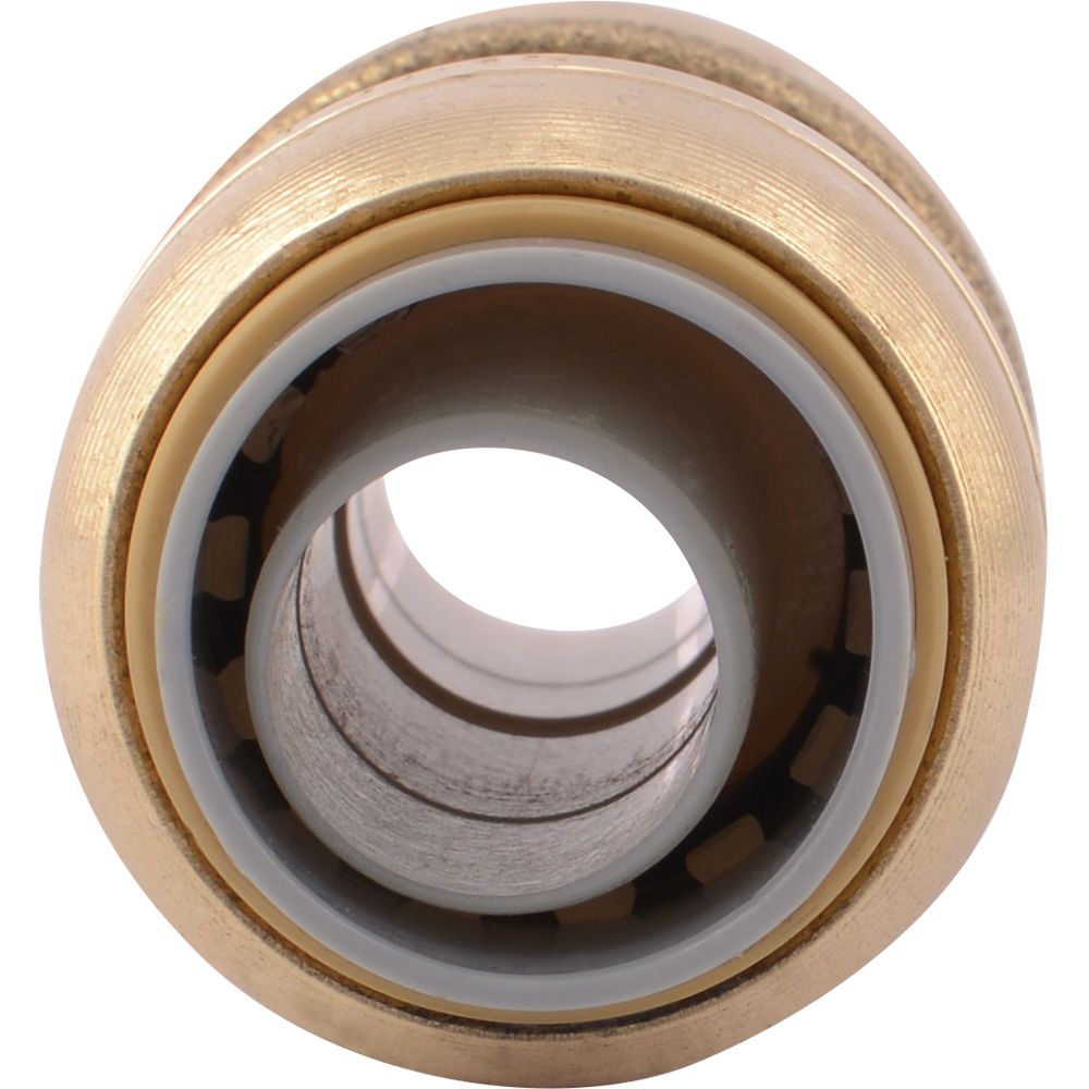 SharkBite® U4008LF Lead-Free Brass Push-to-Connect Polybutylene Transition Coupling - 1/2" PB x 1/2"