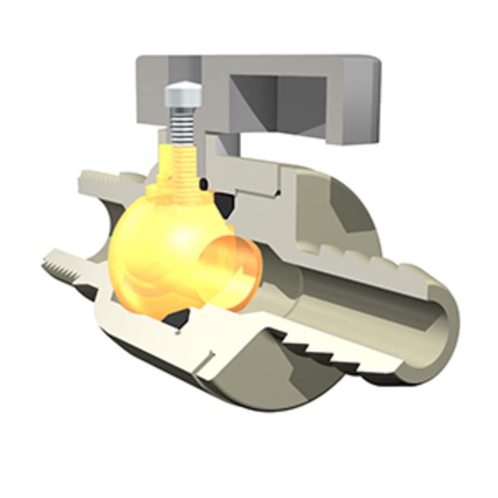 Parker Liquifit Par-Barb Valve Union Connector - 1/2 ID Barb x 1/2 ID Barb