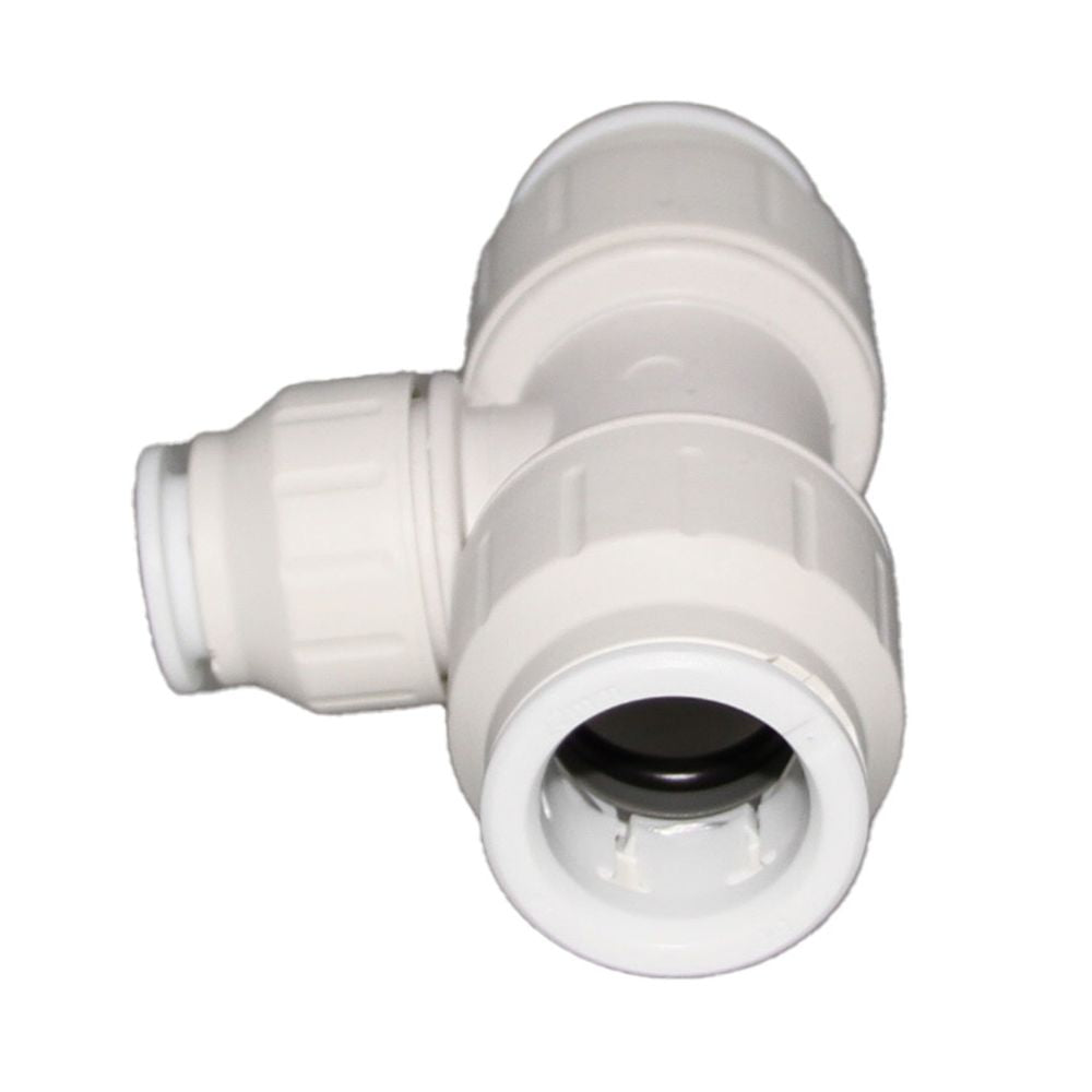 John Guest Reducing Tee - 22mm x 22mm x 15mm