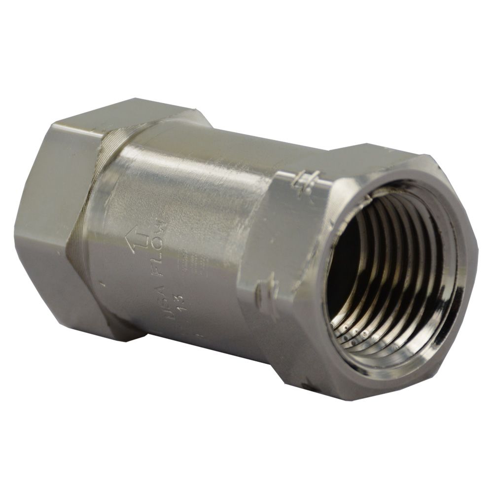 Lead-Free Nickel Plated Brass Flow Restrictor 1/2" FPT x 1/2 FPT 2 GPM