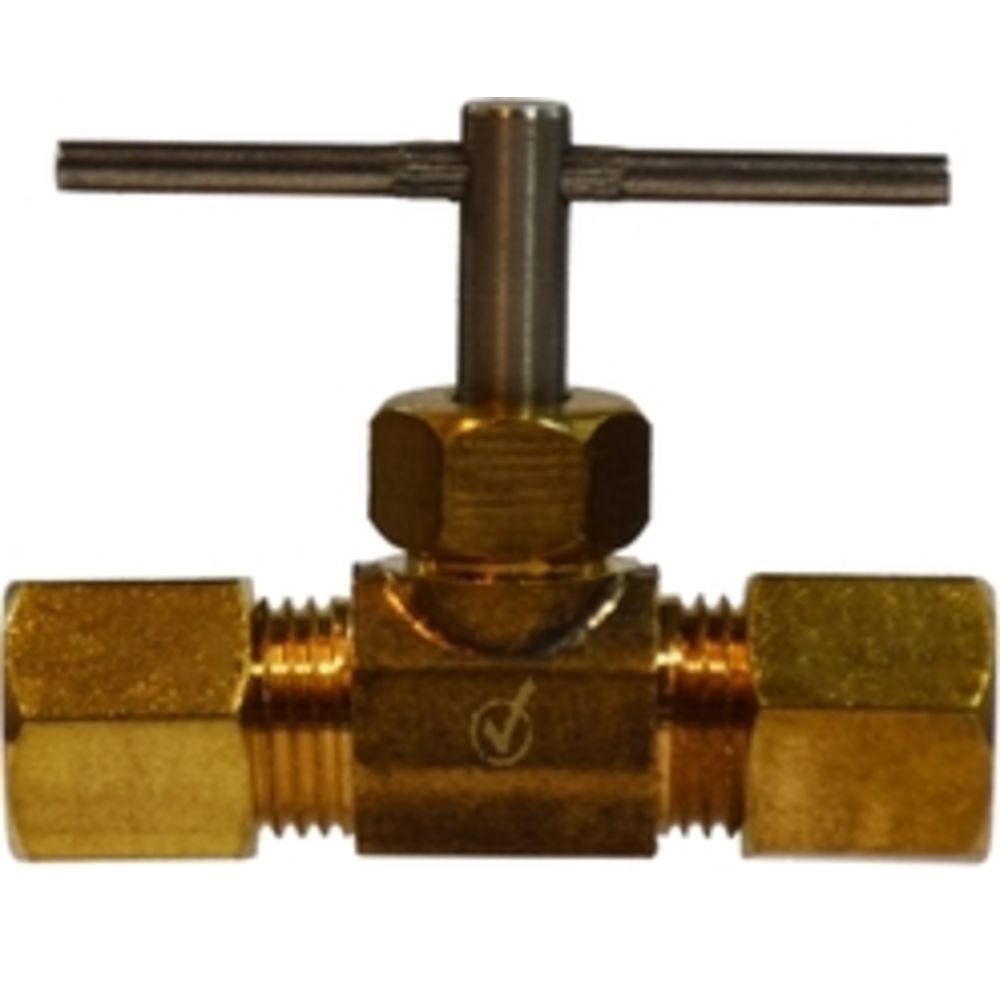 Brass LF 7106C 1/4" X 1/4" Needle Valve
