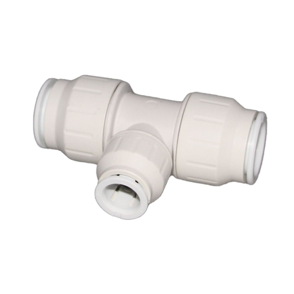 John Guest Reducing Tee - 22mm x 22mm x 15mm