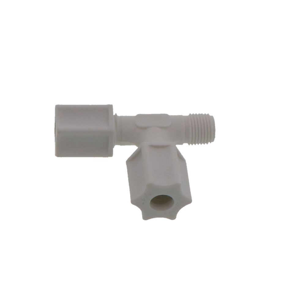 JACO 75-4-2-P-PG Polypropylene Male Run Tee 1/4 OD Tube x 1/8 MPT