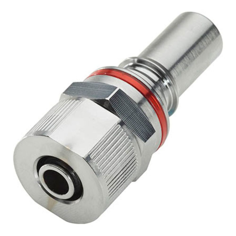 LQ6D20008RED Valved Inline PTF Liquid Cooling Coupling Insert 1/2 PTF Warm Red