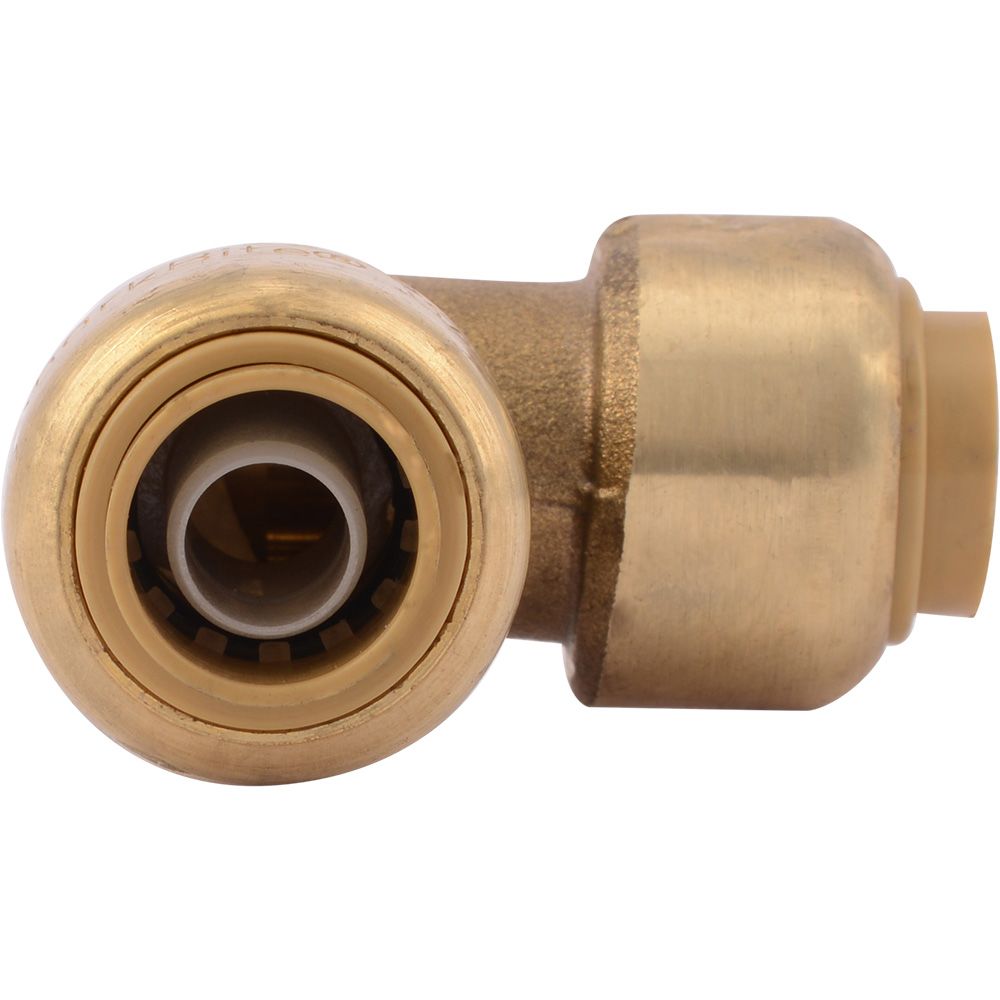 SharkBite® U246LF Lead-Free Brass Push-to-Connect 90-Degree Elbow - 3/8" x 3/8"