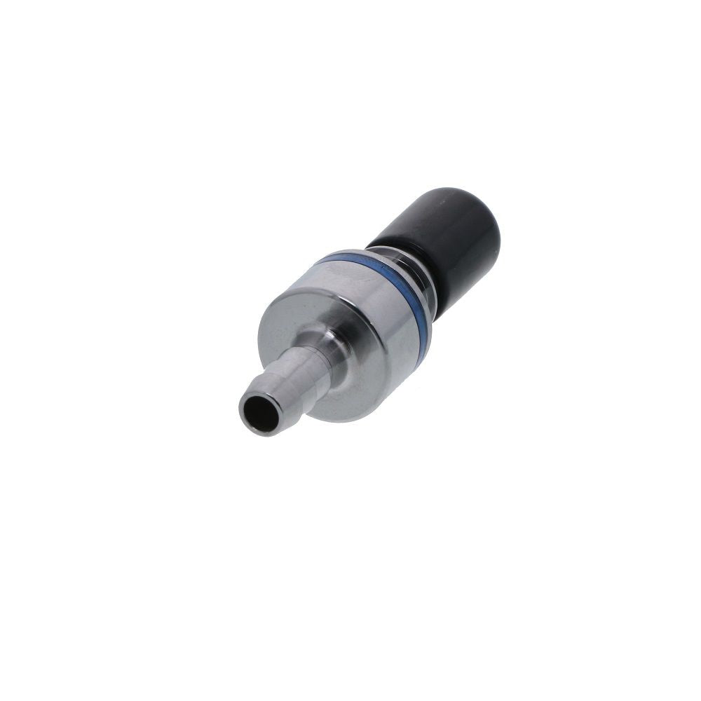 LQ4D22004BLU Valved In-Line Liquid Cooling Coupling Insert 1/4 ID Barb Cool Blue
