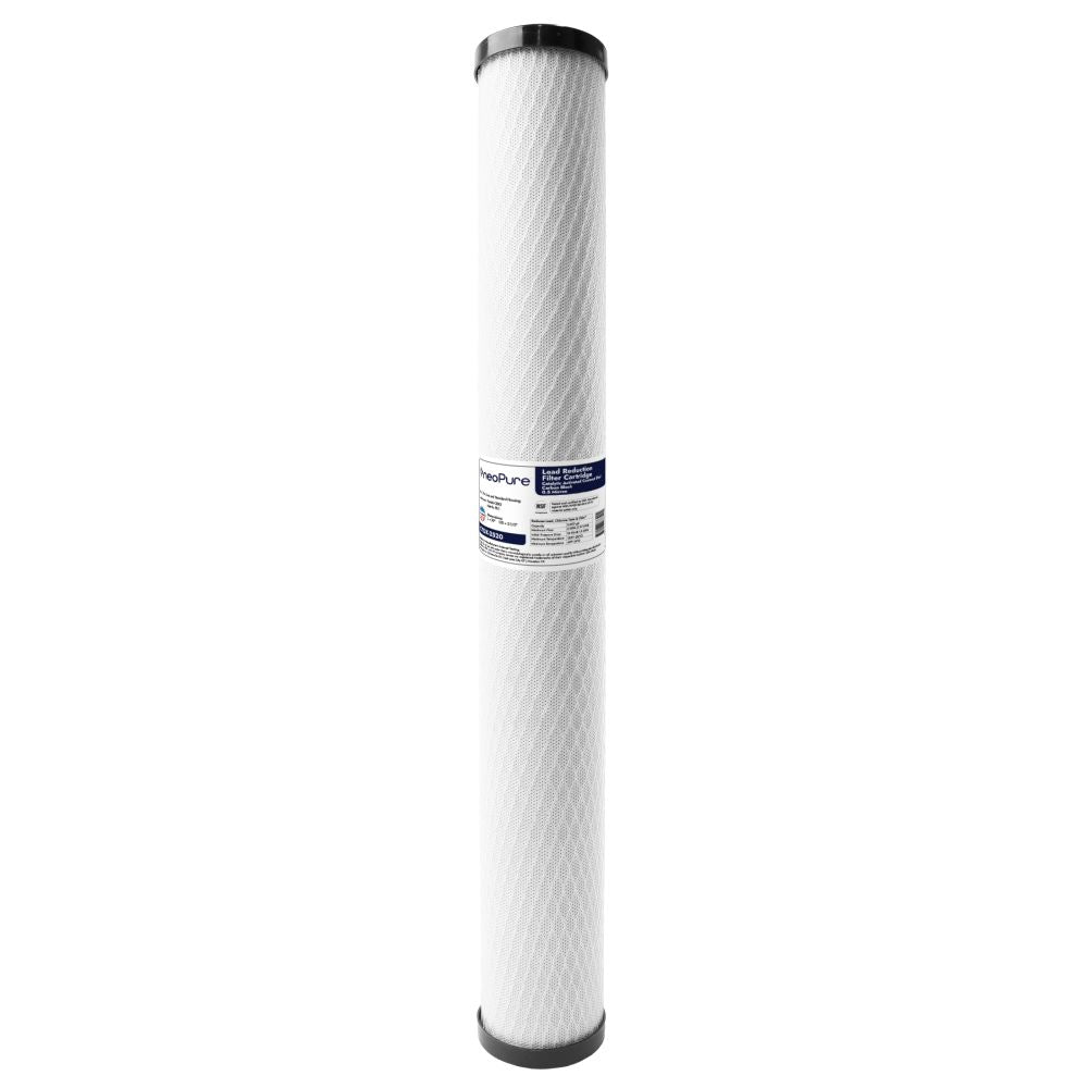 Neo-Pure CTOX-2520 20 x 2-1/2 CTO/Cyst/LEAD/VOC Carbon Block Water Filter 0.5 mic