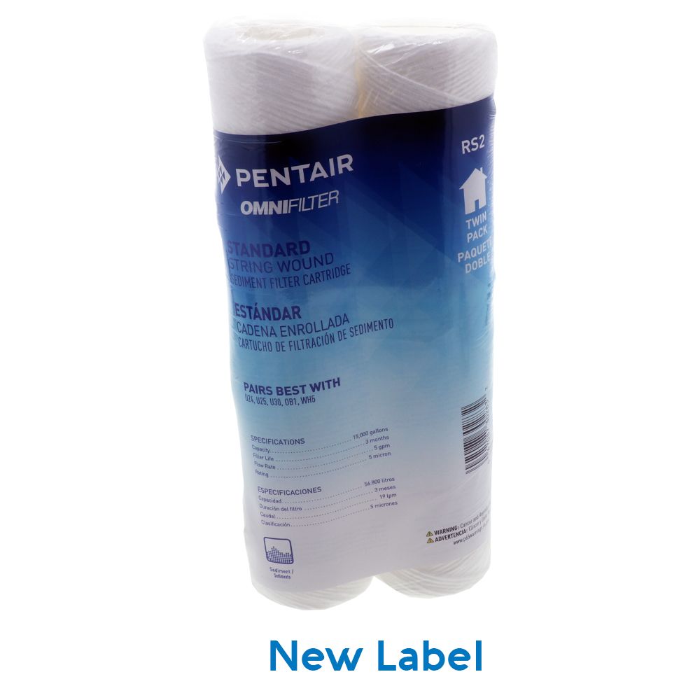 Omnifilter RS2-DS String Wound Polypropylene 5 Micron Filter