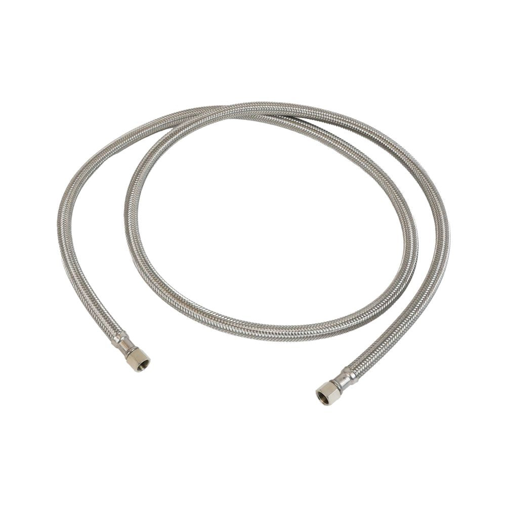 Braided Stainless Steel Hose 304 1/4" COMP x 1/4" COMP 60" Length