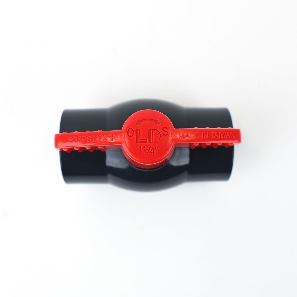 Schedule 80 PVC Molded-In-Place Ball Valve 1-1/4" FIPS