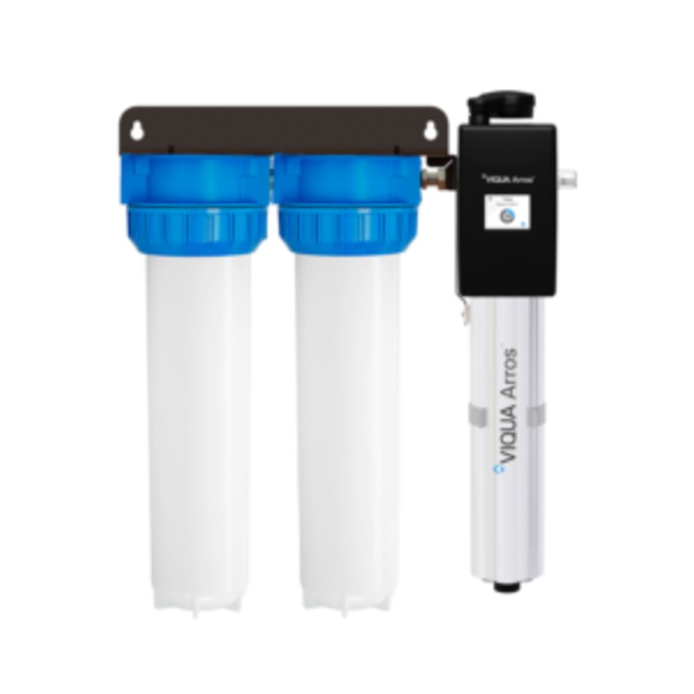 UV System Viqua Arros 22 Integrated Home System 120V 9gpm@125psi w/1x20" Sed Filt & 1x20" Carb Filt