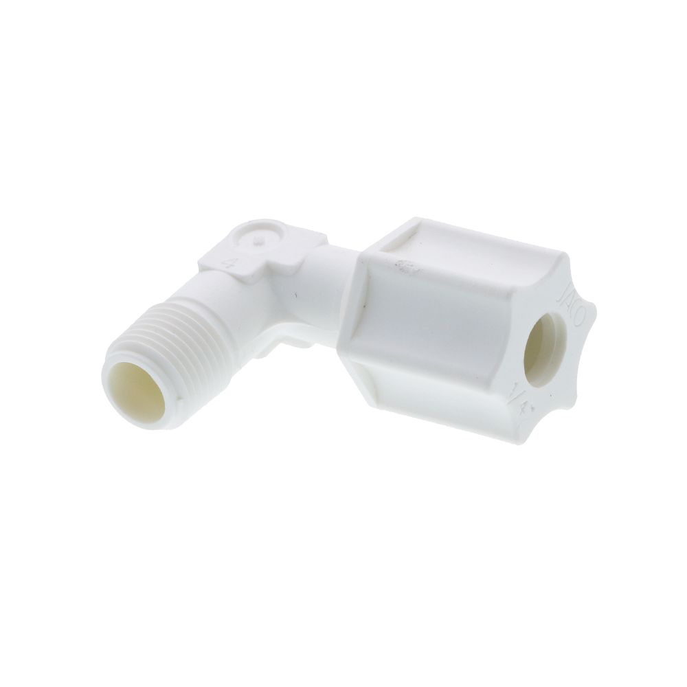 JACO 40-4-2-P-PG Polypropylene Male Elbow 1/4 OD Tube x 1/8 MPT
