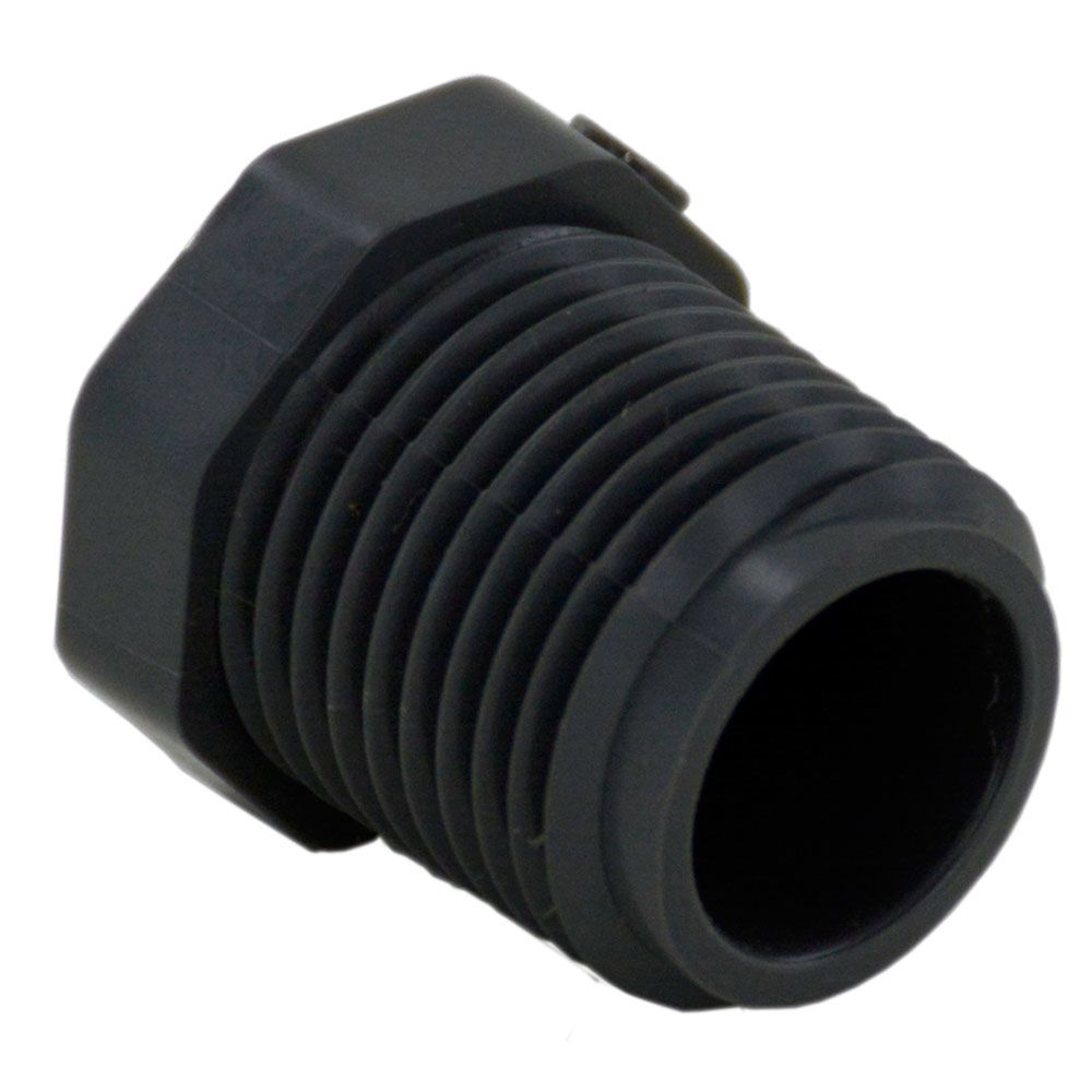 Schedule 80 PVC Threaded Plug 3/4" MIP Fresh Water Systems