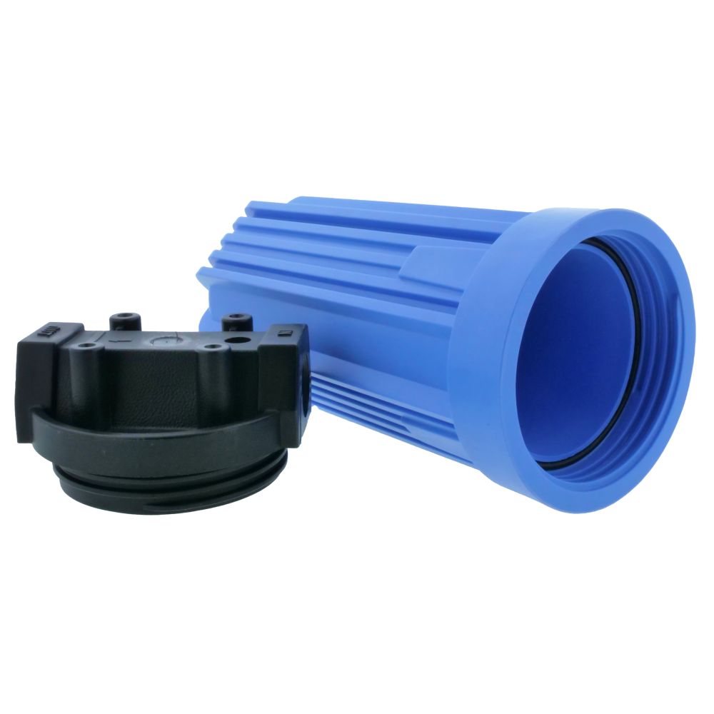 Pentek 150068 10" Standard Water Filter Housing Black/Blue No PR - 3/4" FPT