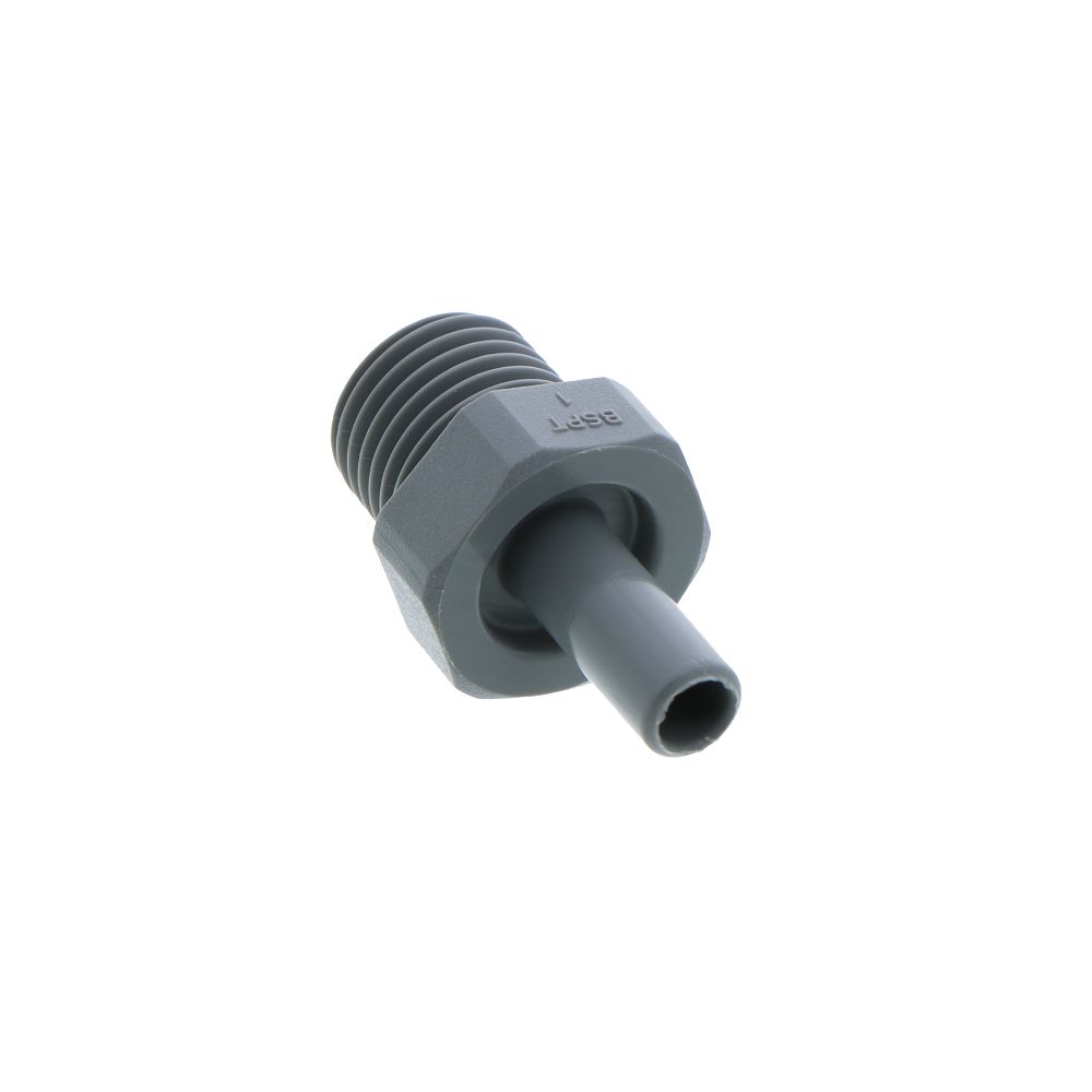 John Guest Stem Adapter BSPT - 1/4 x 1/4 BSPT
